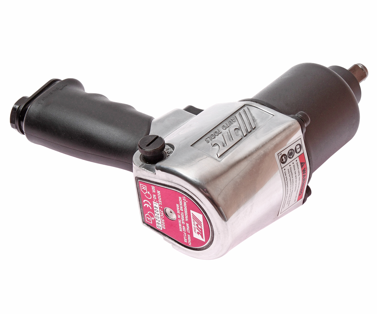 JTC Гайковерт пневматический 1/2" 624Нм 7000об/мин. 220л/мин. 90-120PSI ударный JTC