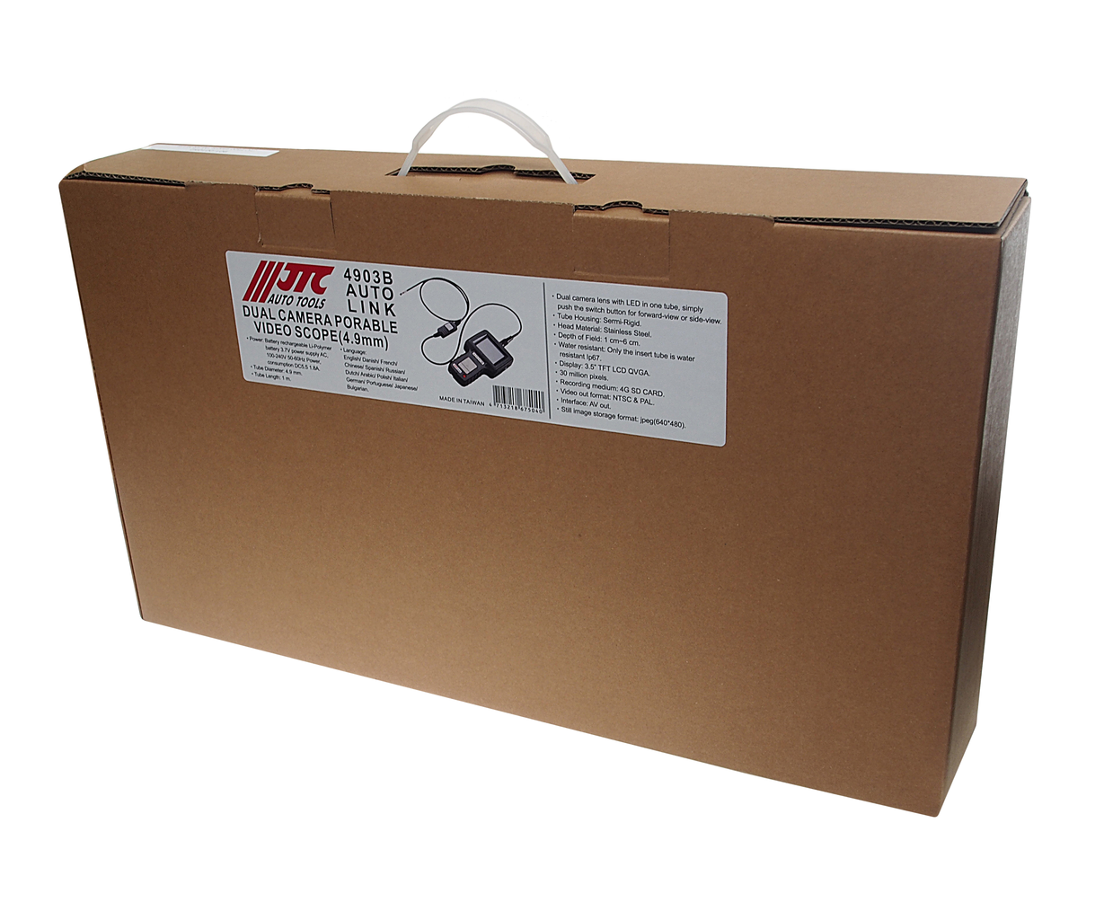 JTC Бороскоп многофункциональный, зонд 4.9мм, L=1000мм дисплей 3.5" TFT LCD JTC