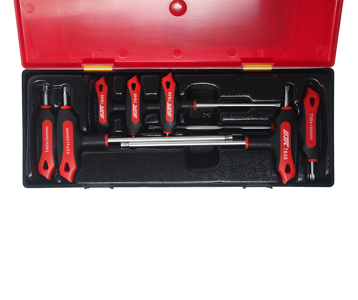 JTC Набор ключей TORX Т10Н-Т40Н Т-образных 7 предметов JTC