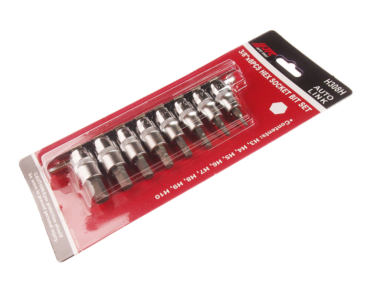 JTC Набор бит-головок 3/8" HEX H3-H10 8 предметов JTC