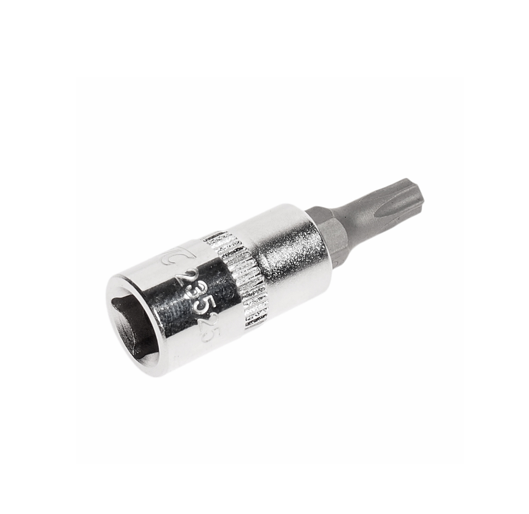 JTC Бита-головка 1/4" TORX T25Hх37мм с отверстием JTC