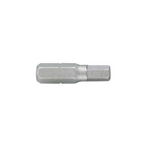Вставка (бита) торцевая 1/4", Hex, 2 мм, L = 25 мм KING TONY 102502H