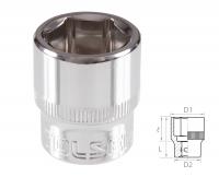 Головка торцевая стандартная шестигранная 3/8", 19 мм TOLSEN TT16319