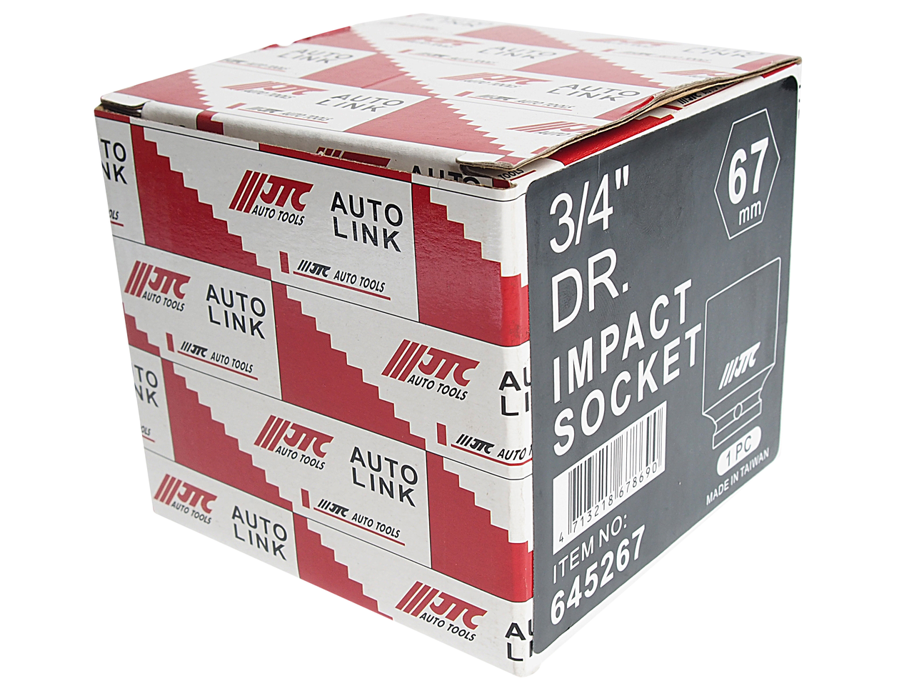 JTC Головка торцевая 3/4" 67мм ударная L=80мм JTC