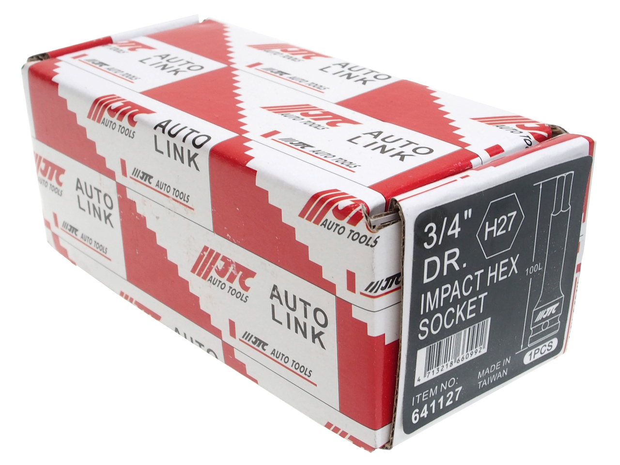 JTC Головка торцевая 3/4" HEX H27 ударная L=88мм JTC