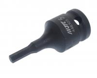 JTC Бита-головка 1/2" HEX H5х25мм ударная L=60мм JTC