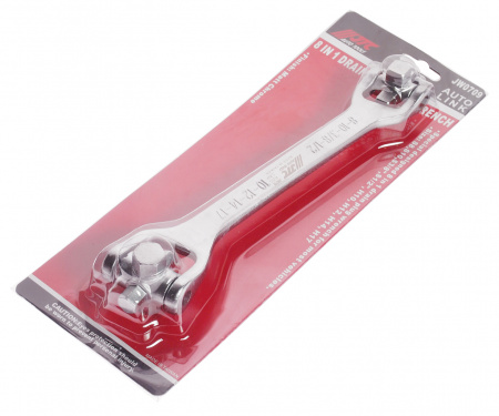 JTC Ключ для маслосливных пробок 8 в 1 (S8,S10,S3/8",S1/2",H10,H12,H14,H17) JTC