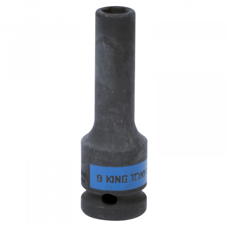 Головка торцевая ударная глубокая шестигранная 1/2", 9 мм KING TONY 443509M