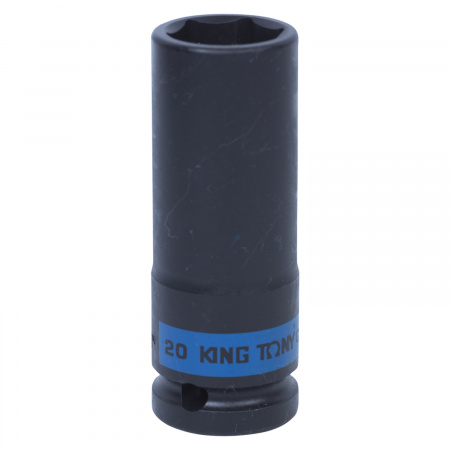 Головка торцевая ударная глубокая шестигранная 1/2", 20 мм KING TONY 443520M