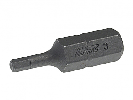JTC Бита HEX H3х30мм 5/16" DR 6-ти гранная S2 JTC
