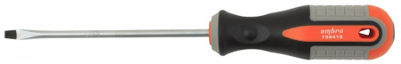 750410 Отвертка стержневая шлицевая ROUND GRIP, SL4x100 мм
