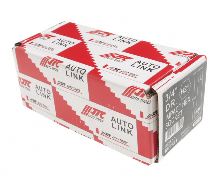 JTC Головка торцевая 3/4" HEX H21 ударная L=100мм JTC