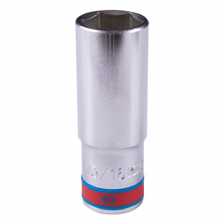 Головка торцевая глубокая шестигранная 1/2", 13/16", дюймовая KING TONY 423526S