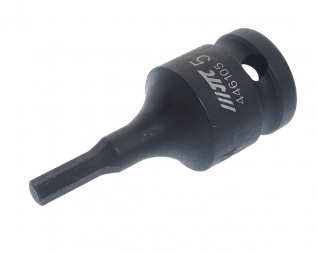 JTC Бита-головка 1/2" HEX H5х25мм ударная L=60мм JTC