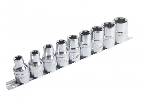 JTC Набор головок торцевых 1/2" TORX Е10-Е24 9 предметов JTC