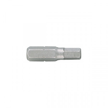 Вставка (бита) торцевая 1/4", Hex, 2 мм, L = 25 мм KING TONY 102502H