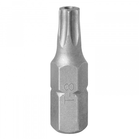 Вставка (бита) торцевая 1/4", Torx, T8, L = 25, с отверстием KING TONY 102508U