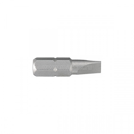 Вставка (бита) торцевая 1/4", Slotted, 4,5х0,6 мм, L = 25 мм KING TONY 102545S1