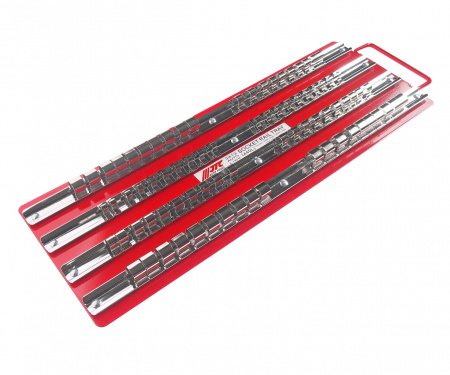 JTC Лоток с реечными держателями головок (1/4"х20шт. 3/8"х30шт. 1/2"х30шт.) 440х150мм JTC