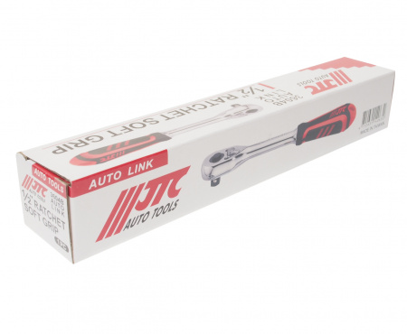 JTC Ключ трещотка 1/2" 36 зубьев 257мм с резиновой рукояткой JTC