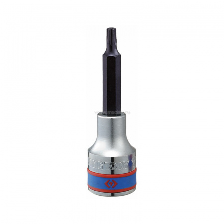 Насадка (бита) торцевая 1/2", Torx, T60, L = 80 мм, с отверстием KING TONY 403760