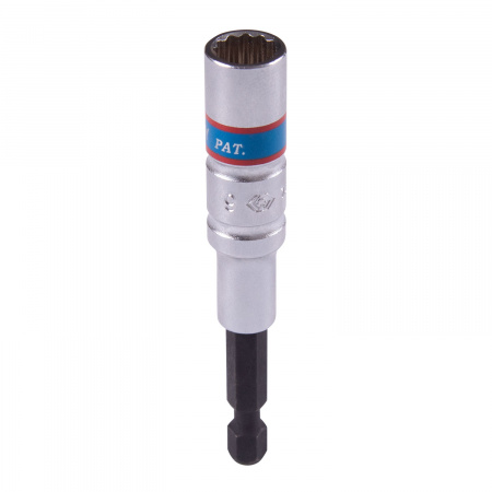 Головка для шуруповерта двенадцатигранная 1/4", 9 мм, L = 80 мм KING TONY 76B809M