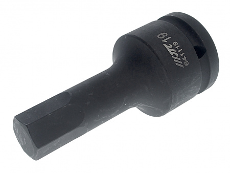 JTC Бита-головка 3/4" HEX Н19 ударная L=100мм JTC
