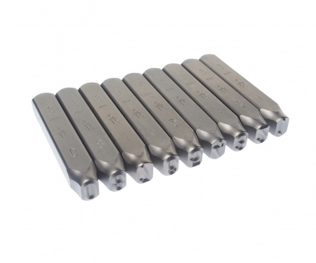 JTC Клейма цифровые 8мм (HRC 60+-2град. DIN 1451) JTC